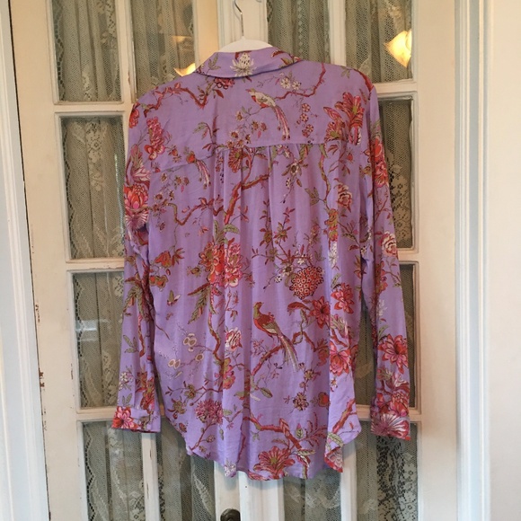 Host Pick: Anthropologie Pilcro Nature Print Shirt - Size Small - Picture 6 of 7